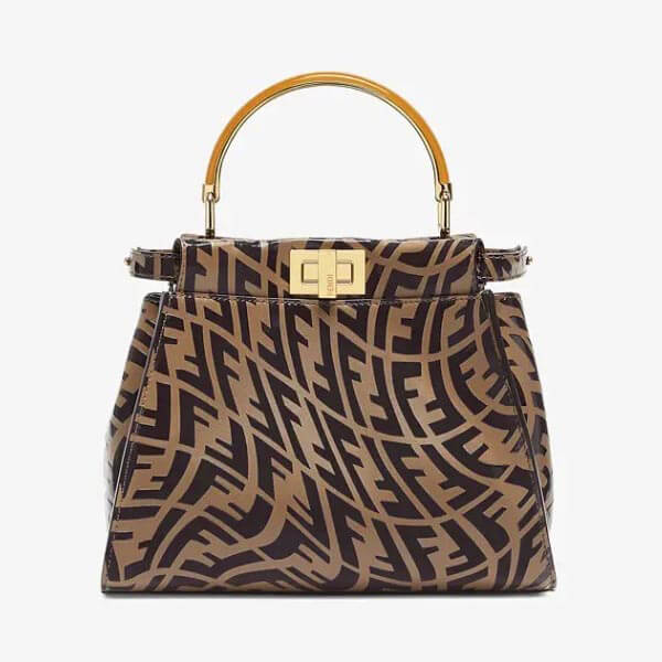 21SS【フェンディ】FFヴァーティゴ ピーカブー ショルダーバッグ偽物 8BN244AGKRF1E8K